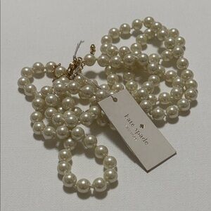 Beautiful Kate Spade Cream Pearl Necklace w/Tag